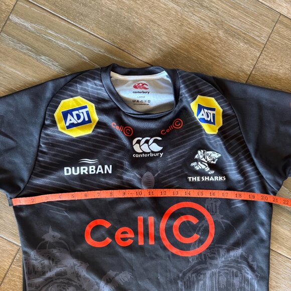 2019 Sharks Rugby Jersey by Canterbury South Africa super Rugby size Large - Picture 9 of 9